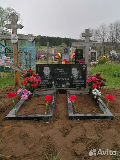 Установка памятников, оград, благоустройство могил