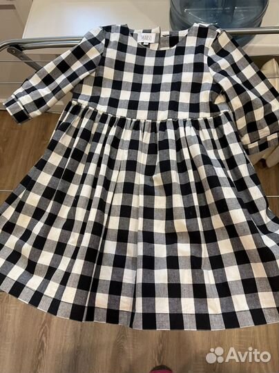 Платье в клетку marso kids 110