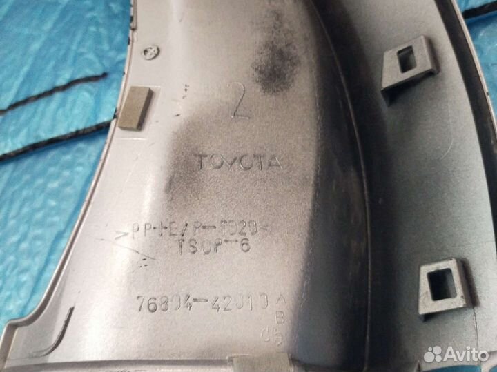 Накладка багажника рав 4 3 левая верхняя серебро