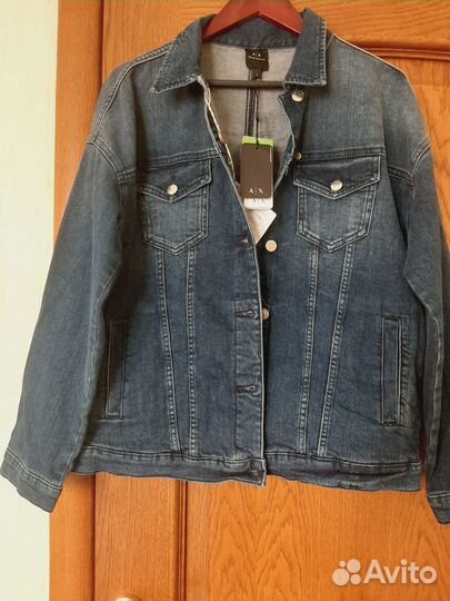 Armani exchange куртка джинсовая новая с биркой