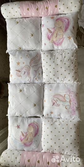 Бортики в детскую кроватку+ одеяло