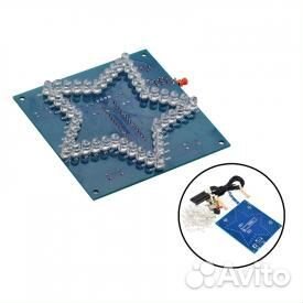 Радиоконструктор Светодиодная звезда на STC15F204E