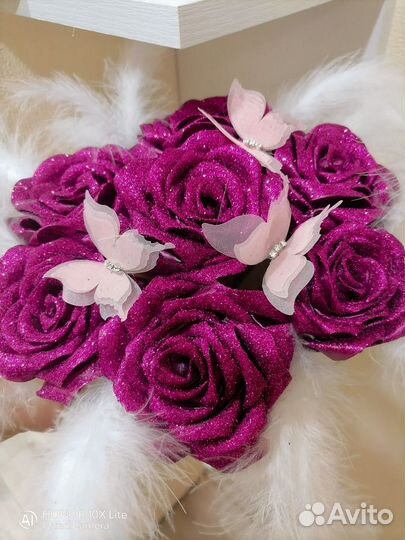 Букет цветов ручной работы