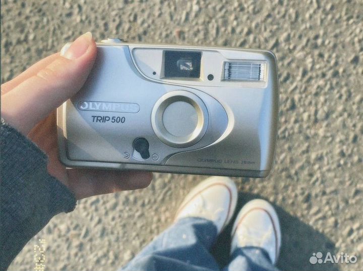 Плёночный фотоаппарат Olympus trip 500
