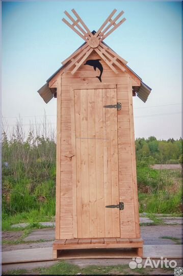 Уличный туалет с установкой BLU781