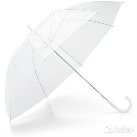 Зонт трость прозрачный