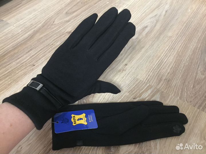 Перчатки трикотажные на ворсине размер 6 и 8