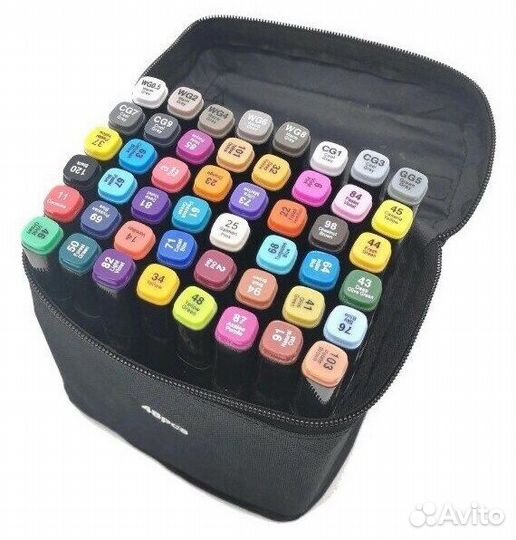 Маркеры для скетчинга 48 штук