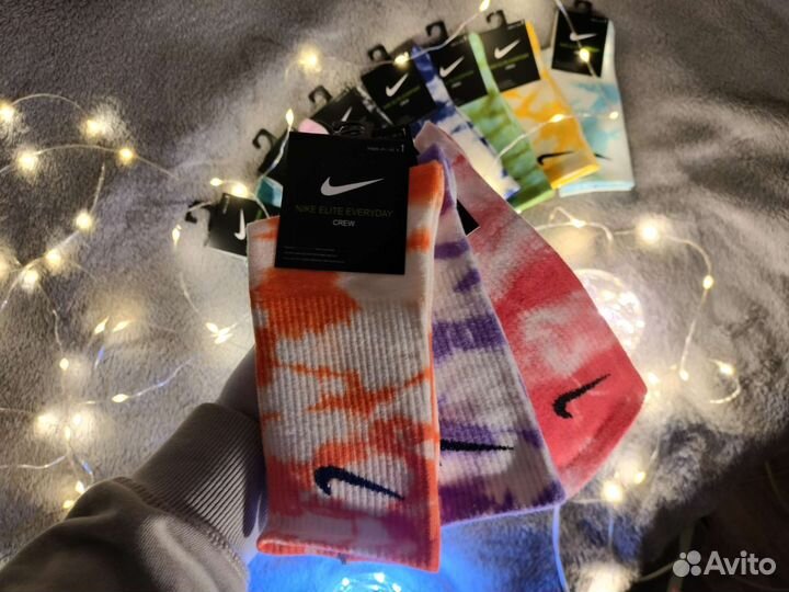 Набор носков nike tie dye