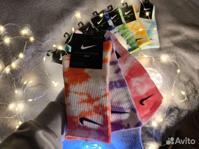 Набор носков nike tie dye