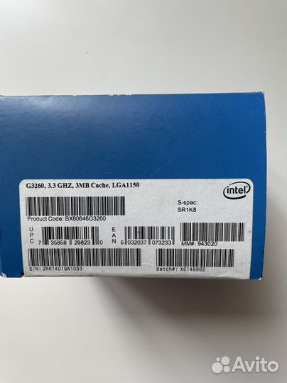 Процессор Intel Pentium G3260