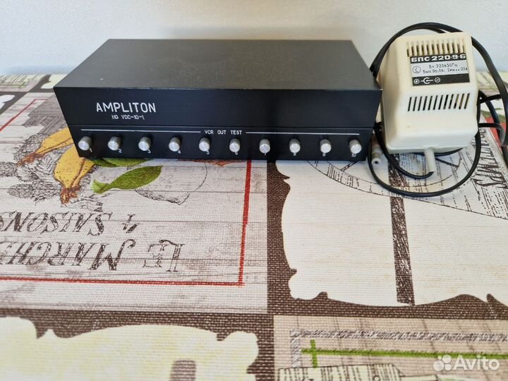 Аудио-видео коммутатор ampliton HQ VDC - 10 -1