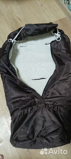 Конверт из овчины в коляску и санки