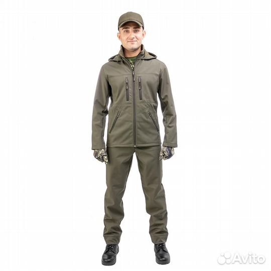 Костюм демисезонный кумир PRO, soft shell, цв.хак