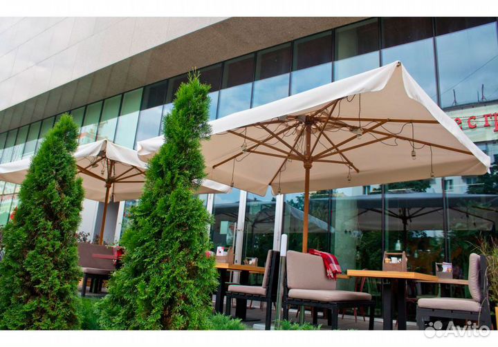 Зонт для дачи и сада усиленный