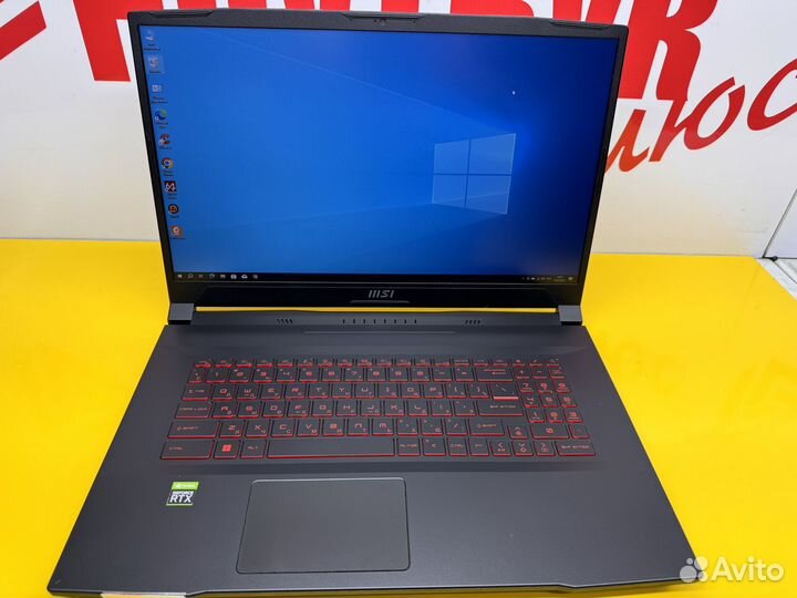 Игровой ноутбук MSI katana gf76 17.3