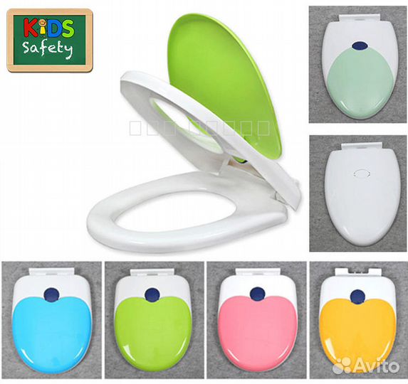 Сиденье на унитаз с детской крышкой