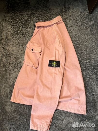 Розовый овершот stone island оригинал