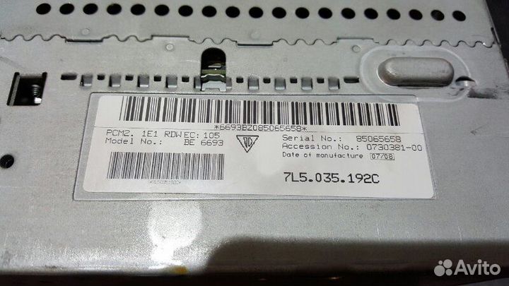 Автомагнитола под ремонт Porsche Cayenne 955