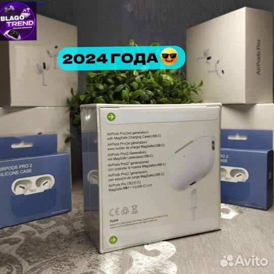 Airpods pro 2 type c premium + чехол (Арт.79701)