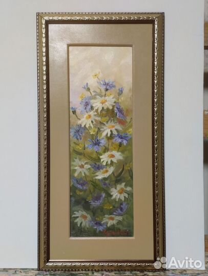 Картина маслом цветы