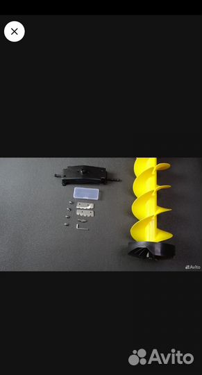 Пластиковый шнек для ледобура 150750 мм