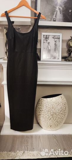 Платье lime кожаное