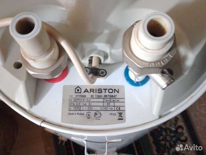 Электрический водонагреватель ariston 60 л