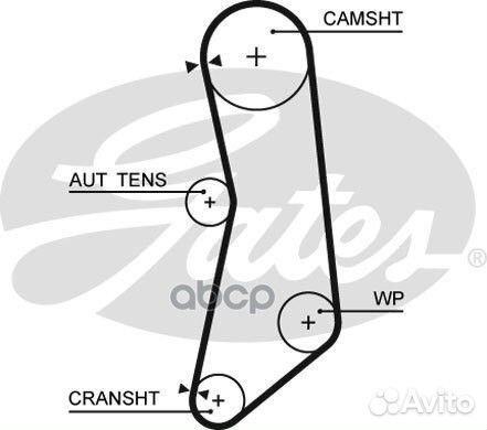 Ремень грм 5627xs Gates
