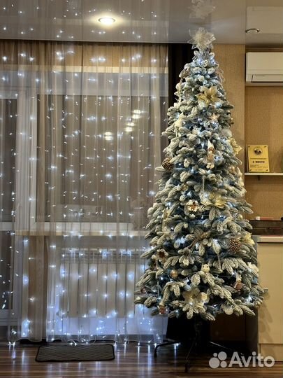 Гирлянда штора 3х3