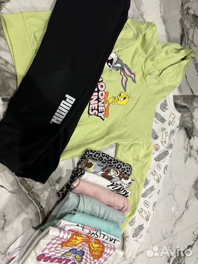 Вещи пакетом на девочку отдам бесплатно 128-134