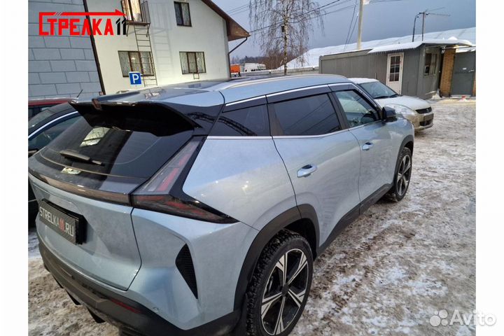 Geely cityray 2024-н.в. - 2D Дефлекторы окон с хро