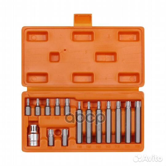 Набор бит вставок torx 3/8 30мм и 75мм с держат