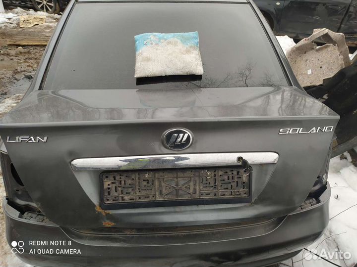 Lifan solano крышка багажника
