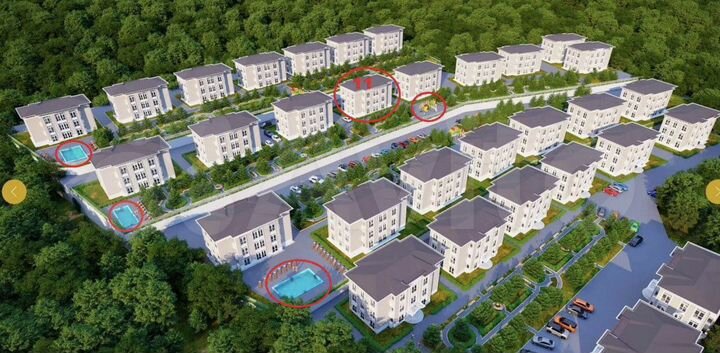 Апартаменты-студия, 21 м², 1/3 эт.