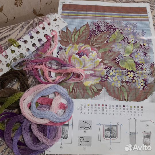 Набор для вышивания крестом остаток