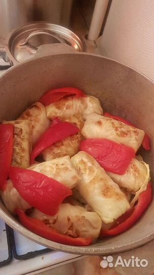 Голубцы домашние, пельмени ручная лепка