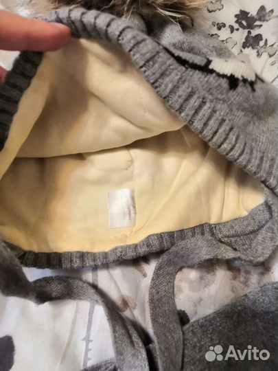 Зимняя шапка и Шарф 50-52см