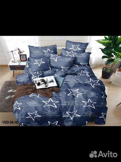 Постельное белье евро новое