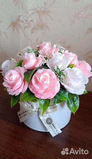 Букет цветов из мыла