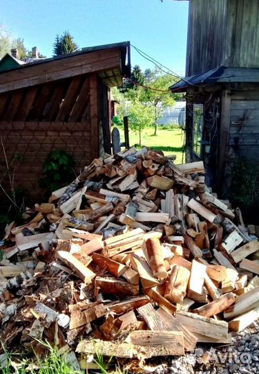 Дрова колотые Береза