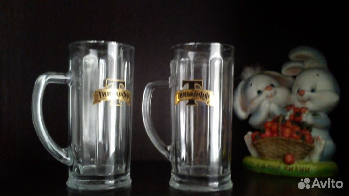 Пивная кружка-Тинькофф.2шт