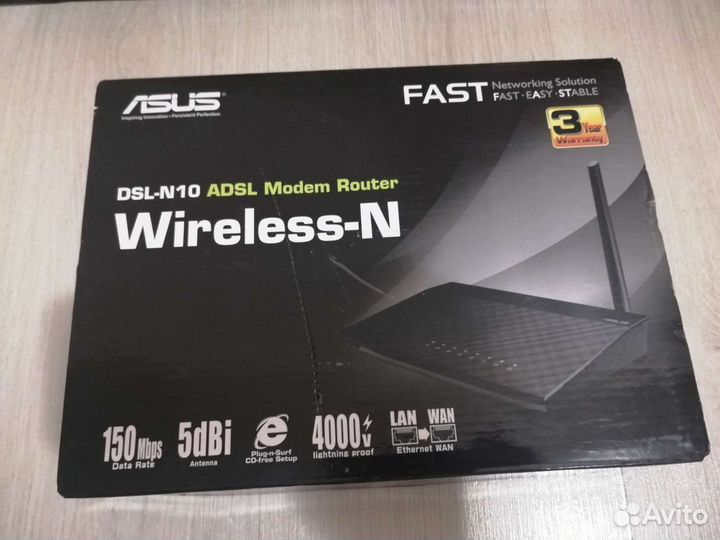 Adsl Modem Router asus DSL-N10