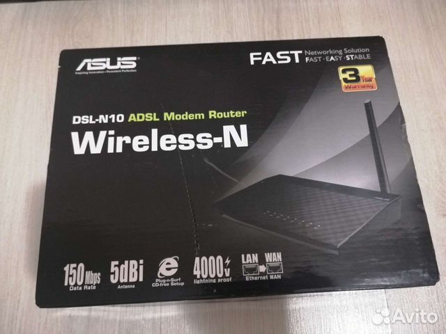 Adsl Modem Router asus DSL-N10