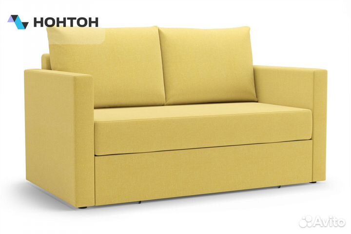 Диван выкатной Берг светло-желтый