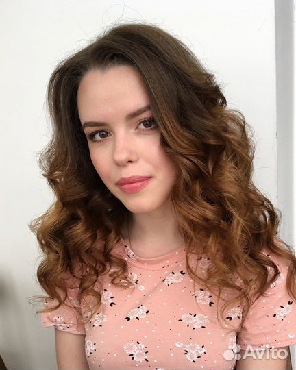 Свадебная, вечерняя прическа, макияж