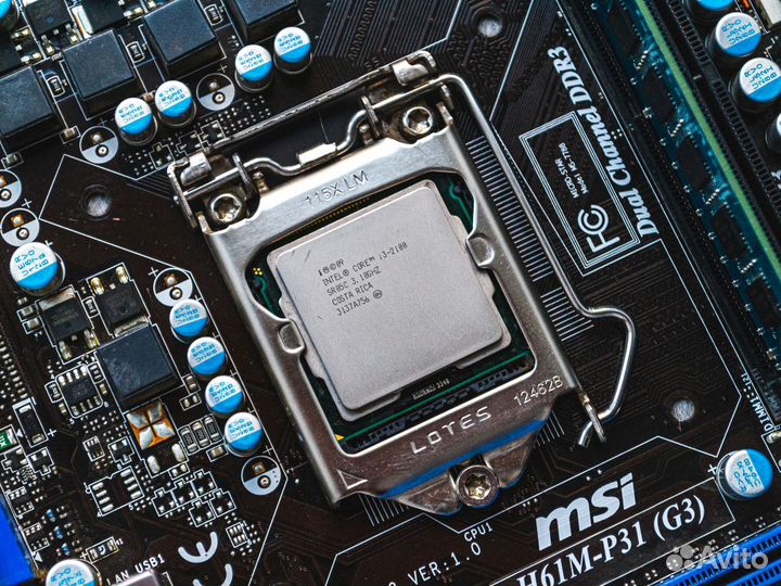 Процессор Intel Core i3-2100 1155 сокет