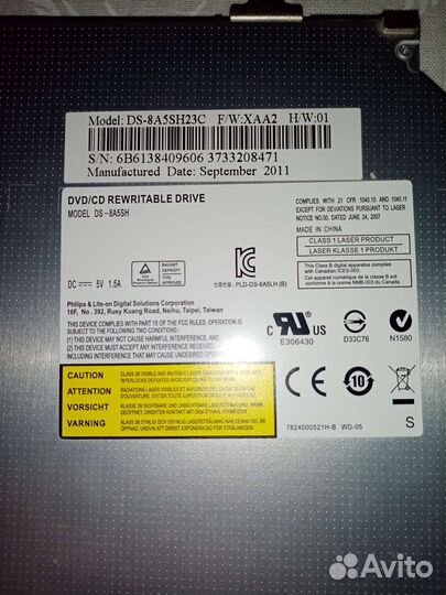 Dvd /cd привод Philips & Lite-on