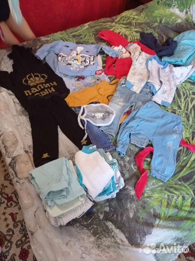Вещи пакетом на мальчика от 8 месяцев до 1/5