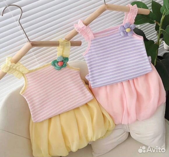 Летний костюм для девочки